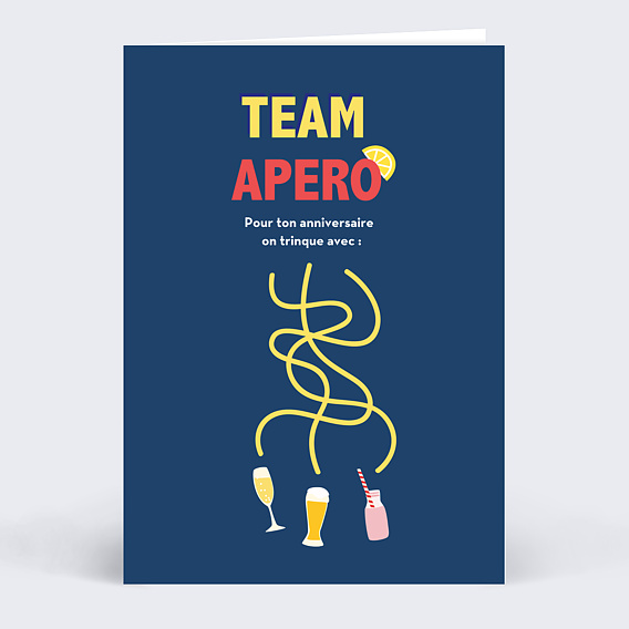 Carte Anniversaire Team Apero Popcarte Carte Anniversaire Team Apero Popcarte