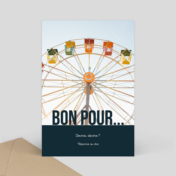 Anniversaire Adulte Typographie Noir - Bon Pour