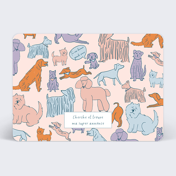 Carte annonce grossesse Cherche et trouve soeur