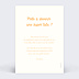 Carte Annonce Grossesse Cap tata