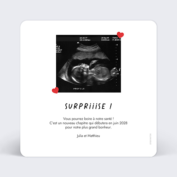 Carte Annonce Grossesse Apéro 4