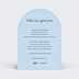 Carte Annonce Grossesse Matin d’hiver - Marion Blanc x Popcarte