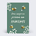 Carte annonce grossesse Bébé Printemps