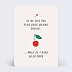Carte annonce grossesse Cerise