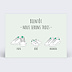 Carte annonce grossesse Famille Baskets