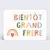 Carte annonce grossesse Frère