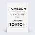 Carte annonce grossesse Mission impossible