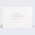 Carte annonce grossesse Elégant Black and White Verso