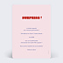 Carte annonce grossesse En Cloque Verso