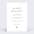 Carte annonce grossesse Futurs Parents Verso