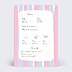 Carte Annonce Grossesse Carte Pronostic Rose et Bleu