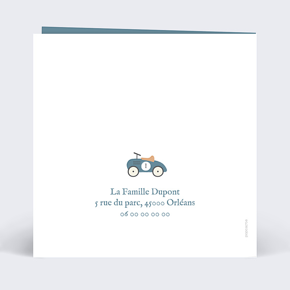 Carte Annonce Grossesse Jouet Garçon