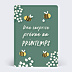 Carte Annonce Grossesse Bébé Printemps
