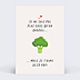 Carte Annonce Grossesse Brocoli