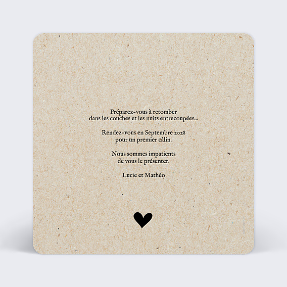 Carte Annonce Grossesse Grande Annonce