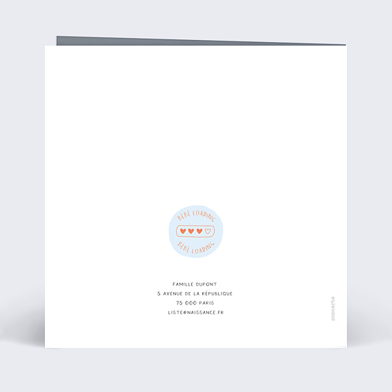 Carte Annonce Grossesse Bébé Loading