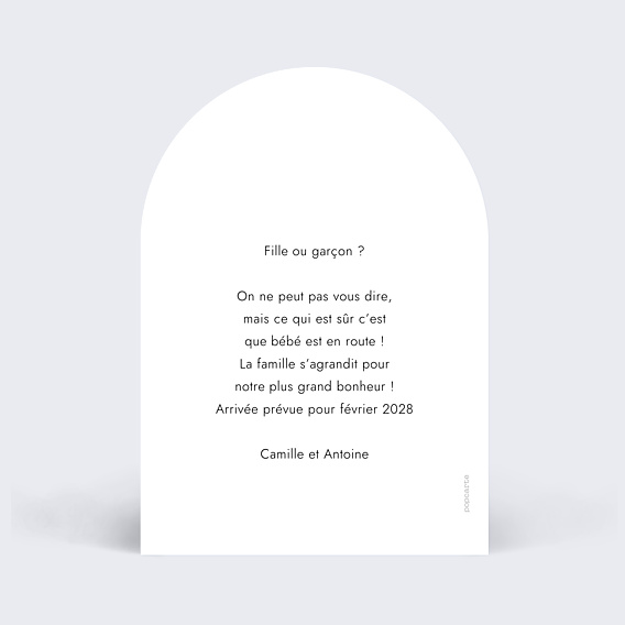 Carte Annonce Grossesse Effet photo