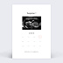 Carte annonce grossesse Calendrier Naissance Recto