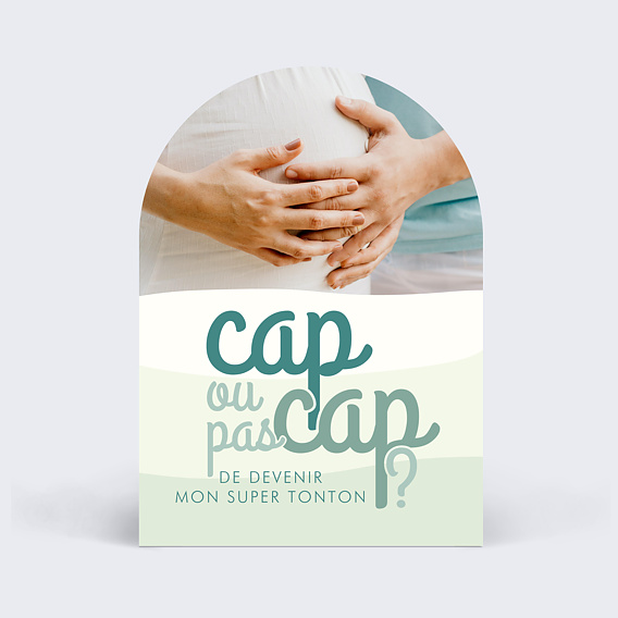 Carte annonce grossesse Cap Tonton