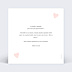 Carte Annonce Grossesse Cœur Rose