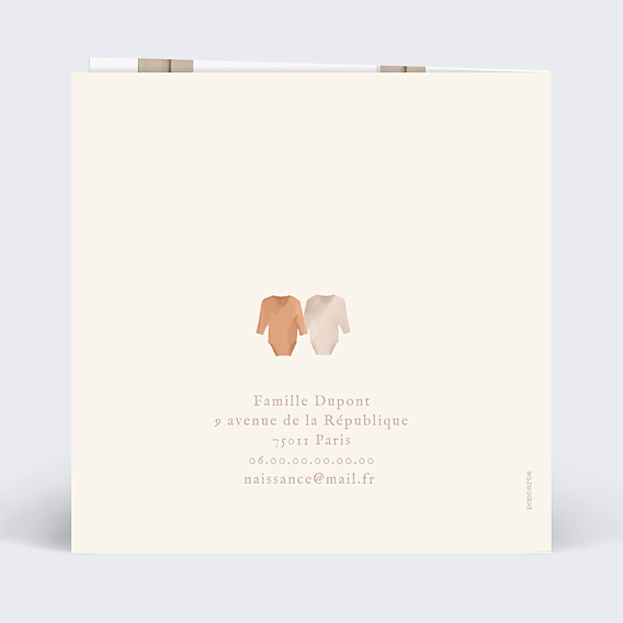 Carte Annonce Grossesse Jumeaux