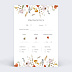 Carte annonce grossesse Fleurs des Champs