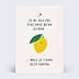 Carte Annonce Grossesse Citron