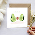 Carte annonce grossesse Avocado Family Après 4