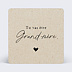 Carte annonce grossesse Grande Annonce Recto