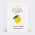 Carte Annonce Grossesse Citron