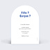 Carte Annonce Grossesse Votre photo au trait simple