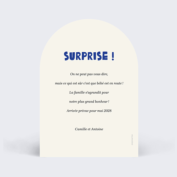 Carte Annonce Grossesse Cuisson en cours