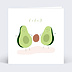 Carte annonce grossesse Avocado Family