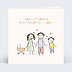 Carte annonce grossesse Dessin Papa et Maman