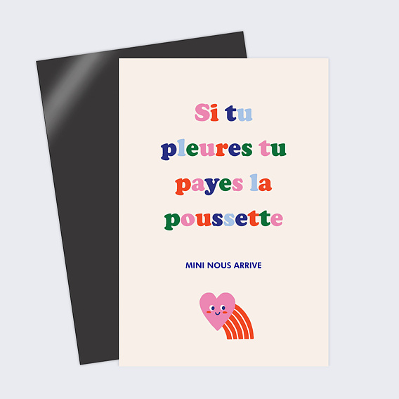 Carte annonce grossesse Annonce drôle