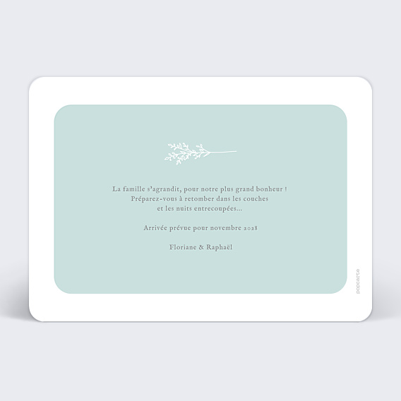 Carte Annonce Grossesse Annonce à Relier Grands-parents