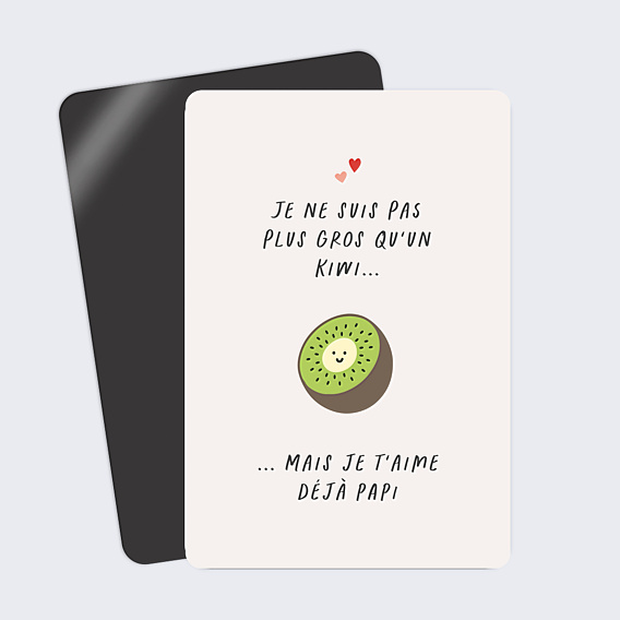 Carte Annonce Grossesse Kiwi