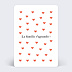 Carte Annonce Grossesse Motif Coeur