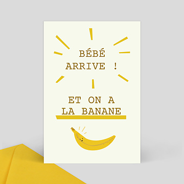 Carte Annonce Grossesse Banane