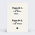 Carte Annonce Grossesse Papa de 2