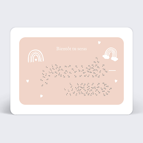 Carte Annonce Grossesse Annonce à Relier Grande-Sœur