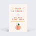Carte annonce grossesse Pêche