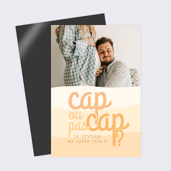 Carte annonce grossesse Cap tata