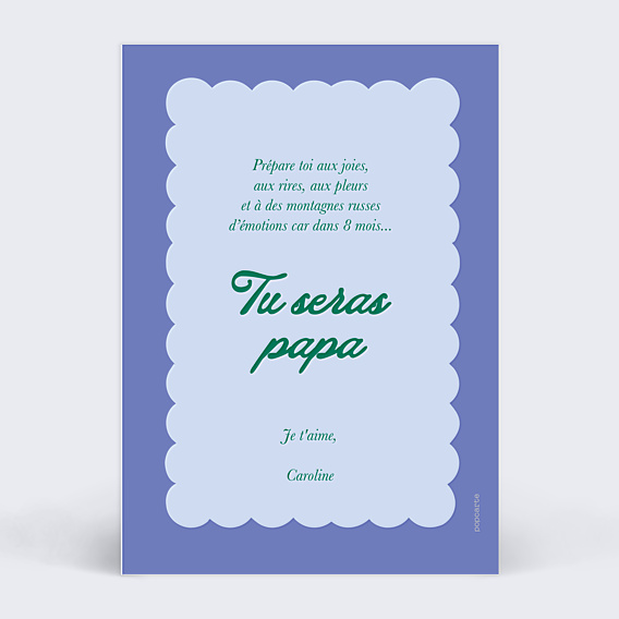 Carte Annonce Grossesse Test de grossesse