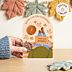 Carte Annonce Grossesse Feuille d’automne - Marion Blanc x Popcarte