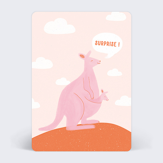 Carte Annonce Grossesse Dans la poche