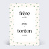 Carte Annonce Grossesse Promotion Tonton