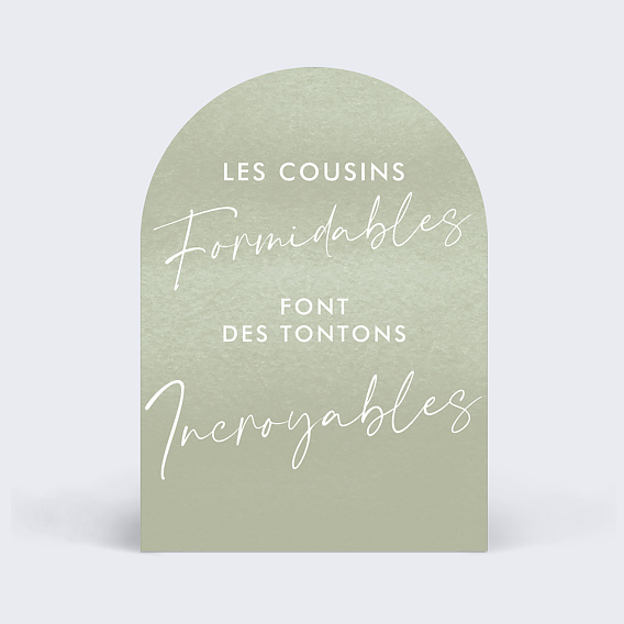 Carte annonce grossesse Cousins Formidables