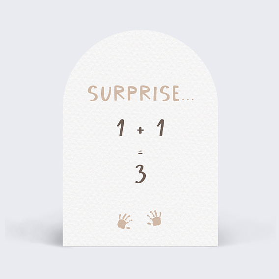 Carte annonce grossesse Petites Mains
