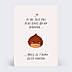 Carte Annonce Grossesse Marron